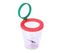 Small Animal Box, Catcher Toy, 3.5x2.83 inches Size Portable Magnifying Viewer, Nature Explorer Container for Outdoor Educational Toy, Learning Games, Kids, Green
