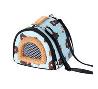 Small Animal Carrier Bag - Waterproof Winter Travel Pouch, Soft Warm Portable Cage Alternative for Hedgehog, Chinchilla, Guinea Pig, Leopard Gecko, Reptile and Small Pets, 7.87x7.87 inches