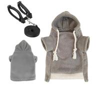 Small Animal Harness - Costume Soft Strawberry Pet | Apparel Warm Plush Pet Clothes, for Tiny Animals Rabbit Guinea Pig Hamster Cat Puppy Kitten Bearded Dragon