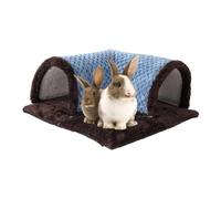 Small Animal Tube, Hamster Tunnel Bed, Bunny Tube Nest, Washable Fleece Hideaway for Chinchilla, Ferret, Squirrel, Fun Activity for Small Pets, 5.91 inches 200g