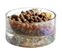 Small Animal Water Bowl 45ml Anti-Slip Iceberg-Themed Clear Stylish Feeding | Hamster Water Feeder Bowl for Ferrets Squirrels Chinchillas Mice Bunny Macaws Sparrow Parakeet Lovebird Conures Cockatiels