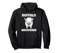Small Animals Bison Funny Simple Whisperer Buffalo Sweat à Capuche