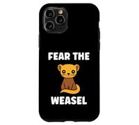 Small Animals Weasels Funny Minimalist Fear The Weasel Coque pour iPhone 11 Pro