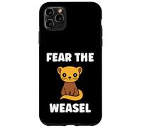 Small Animals Weasels Funny Minimalist Fear The Weasel Coque pour iPhone 11 Pro Max