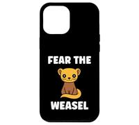 Small Animals Weasels Funny Minimalist Fear The Weasel Coque pour iPhone 12 Pro Max