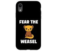 Small Animals Weasels Funny Minimalist Fear The Weasel Coque pour iPhone XR
