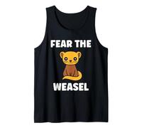 Small Animals Weasels Funny Minimalist Fear The Weasel Débardeur