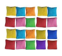 Small Bean Bags, Mini Toss, 1.97x2.17inch Square Colorful 20 Pieces Gear, Tossing Supplies for Boys Girls Parties, Playful Accessory for Home, Perfect Accessories for Family Gatherings and Competition