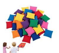 Small Bean Bags | Square Colorful 20 Pieces 1.97x2.17 inch Mini | Mini Tossing Bean Bags | School Children's Parties Family Gatherings Throwing Competition, Boys Girls
