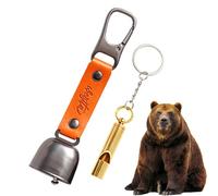 Small Bear Bell | Vintage Decorative Cowbell for Hiking, Camping, Backpacking, Survival, Mountain, and Offroad Adventures - Bear Warning Protection Bell