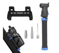 Small Bike Pump, Hand Inflator Tool, 1.73x1.1x8.35 inches High Pressure Accessory, Compact Cycling Gear for Biking Racing Road Travel Camping Daily Commuting and Urgent Tire Maintenance