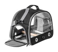 Small Bird Travel Carrier Pet Transportant cage de voyage avec perche et plateau, animal respirant hors cage de voyage, transportant facilement des accessoires pour animaux