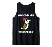 Small Bird Woodpeckers Cute Quote Whisperer Woodpecker Débardeur