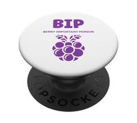 Small Blackberries Fruit Minimalist Simple bip Blackberry PopSockets PopGrip Adhésif