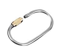 Small Block Carabinator - Titanium Alloy Screw Bernking Ring, Lancement Rapide pour L'organisation Clé, Camp |Verrouillage du Verrouillage Keychain De Verrouillagornill Lock -Schlüsselbunddéchiré