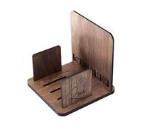 Small Bookshelf Desk, Wooden Bookcase Shelf Organizer, Compact Desktop Display Stand 7.87x7.87 inches, Space-Saving Countertop Rack for Bedroom, Living Room, Storage Unit Books Decor Supplies