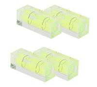 Small Bubble Level 4 Pack | 3D Printer Leveling Tool with Consistent Performance | Bubble Level for LCD Stand/Set Top Box/Picture Frame