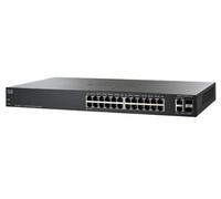 Small Business 200 Series Switch SF200-24 - Switch - Géré - 24 x 10/100 + 2 x Combiné Gigabit SFP - Bureau