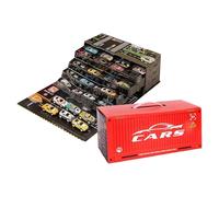 Small Car Pull-Back Die Cast Set - 48-Piece Racing Toy Collection with Play Mat for Kids Boys, Educational and Skill-Building Games for Home, Travel, Preschool, Birthday, Holiday Fun