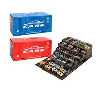 Small Car - Pull Back Diecast Racing Vehicle Collection Set, 48 Piece Speed Toy Assortment With Play Mat Track Activity Learning Entertainment Set For Kids Boys Home Bedroom Classroom Preschool