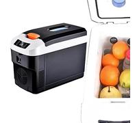 Small Car Refrigerator, Travel Freezer Car, 12V Portable Refrigerator Freezer Fridge, Heating and Cooling 12V Small Personal Fridge, Temperature Control Car, Easy To Use, Portable for RV Camping