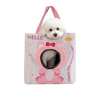 Small Cat Carrier Bag, Breathable Pet Carrying Purse with Head Opening | Head Opening Allows Your Cat To Stay Visible While Being Carried Breathable Fabric Helps Improve Airflow During Short Trips