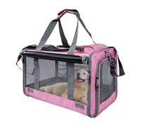 Small Cat Carrier - Travel Breathable Portable Up to 20lbs Tote,Small Pet Carrier,for Camping Motorcycle Airplane Car Outdoor Adventure Hospital