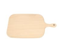 Small Cheese Board Strong Beech Hanging Hole Simple Multi Purpose Wooden Cutting Board for Kitchen Party Cafe Bar (S 5.7in)