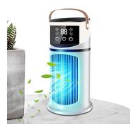 Small climatiseur - ventilateur oscillant de refroidisseur d'air | Fan de refroidissement portable AC | 9 refroidisseur de brume réglable de vitesse du vent avec lumière LED pour la salle de bureau