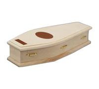 Small Coffin Box - Halloween Mini Coffin | Halloween Funeral Box, Burial boxes jewelry boxes, Halloweenn Decor Doll House Furnishing for Desk Bookshelf Kids Boys Girls, Unfinished Wood Coffinn Mini