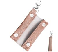 Small Coin Purse | Waterproof Travel Coin Pouch Keychain Coin Storage Bag,PU Leather Compact Cosmetic Bag Key Pouch for Small Receipts, Headphone Cables, Key