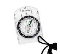 Small Compass - Instrument de navigation portable, guide de survie - Boussole de randonnée en acrylique pour sac à dos - Équipement de chasse pour les aventures d'urgence pour les randonneurs, les