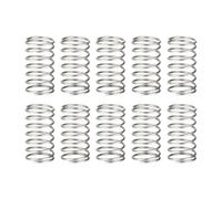 Small Compression Spring 10 Pcs Stainless Steel Steel Wire Diameter 0.7mm, OD, 5mm for Tools、Pen Pressure Spring、DIY Projects、Furnitures Repairs