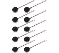 Small DC Motor - 10 Pieces DC Phone Vibration Motors, Vibrating Motors, Tiny Button-Type Game Controller Shaker | For Cell Phone Game Controller Electronics Pager Tablet Beauty Device