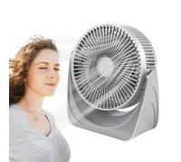 Small Desk Fan, 5 vitesses Circulateur, Quiet Personal Fan, Long Lasting Cooler, 17,87 x 3,35 x 8,78 pouces Portable Air Blower for Travel, Bedroom, Car, and Indoor Outdoor Use