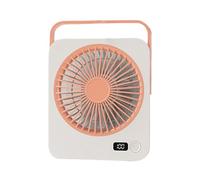 Small Desk Fan Cooler, Portable Cooling Device, 5-Speed Settings with 1200 mAh Battery, Personal Fan for Home Bedroom, Household Accessories, Choice for Outdoor Travel and Comfortable Daily Use