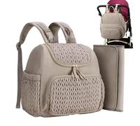 Small Diaper Sackepack - Sac d'organisateur étanche, sac pour bébé voyage | Clips de poussette et tapis à langer pliable pour mamans filles garçons maternité ont besoin de gardes de rangement de matér