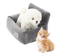 Small Dog Car Seat - Dog Booster Seats, Pet Car Seat | Pet Car Booster Seat Travel Carrier Cage, Soft Pet Booster Seat with Handle, Travel Carrier Bed for Small Medium Dogs Cats Pets