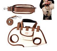Small Dog Carrier, Horizontal Portable Pet Travel Bag with Ergonomic Comfortable Design, Lightweight Storage Tote for Everyday Use, Outdoor Walks, Trips, and Convenient Pet Transport