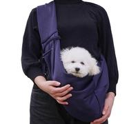 Small Dog Carrier, Puppy Carry Purse, Cat Carrying Bag, Dog Carrier Purse, Adjustable Puppy Carrying Chest Purse with Shoulder Strap and Pocket for Small Dogs and Cats Comfortable Pet Travel