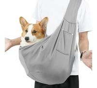 Small Dog Carrier, Puppy Carry Purse, Cat Carrying Bag, Dog Carrier Purse, Adjustable Puppy Carrying Chest Purse with Shoulder Strap and Pocket for Small Dogs and Cats Comfortable Pet Travel