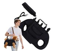 Small Dog Sling Carrier - Portable Pet Carrier Bag with Shoulder Strap, Hands-Free Dog Carry Sling for Small & Medium Dogs, Lightweight Travel Bag for Outdoor Walking, Hiking, and Trips