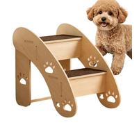 Small Dog Steps - Anti Slip Pets Climbing Ramp, Wooden Pet Ladder | Triangular Climbing Platformm, Stable Support Accessory Equipment for Elevated Furniture Access Mobility Assistance