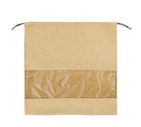 Small Drawstring Bags - Dust Storage Pouches, Soft Drawstring Organizer | Transparent Window Dust Cover System, Elegant Storage Pouch Solution for Daily Accessories Jewelry Clothing Travel Use