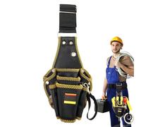 Small Electrican Tool Pouch, Pouche à outils de ceinture - Étui de la courroie d'outil de poche utilitaire | Sac à taille en oxford petit avec plusieurs poches pour charpentier, construction, technici