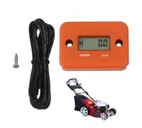 Small Engine Hour Meter - Inductive Motorcycle Accessories, Motorcycle Tach Hour Meter Tachometer For Lawn Mower Snowmobile Marine Boat Snow Blower Bike ATVs Pressure Washer