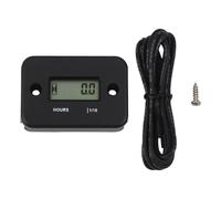 Small Engine Hour Meter - Inductive Motorcycle Accessories, Motorcycle Tach Hour Meter Tachometer For Lawn Mower Snowmobile Marine Boat Snow Blower Bike ATVs Pressure Washer