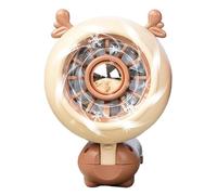 Small Fan, Bear Blower, 6.69x2.2x3.15 Inches, Versatile Adorable Rechargeable Quiet Fan Foldable, Kids Desk Cooling for Home, Gym, Workout, Outdoor, Hiking and Camping Use