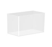 Small Fish Tank - Ultra-Clear Rimless Desktop Fish Tank | Tiny | Frameless Extra Clear Bowl for Crab Spider Terrariums Mini Habitat Temporary Space Men Women Nature Lovers | Desk Aquarium