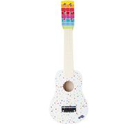 small foot 10382 Guitare "Sound", instrument de musique pour petits musiciens, conception colorée, Blanche